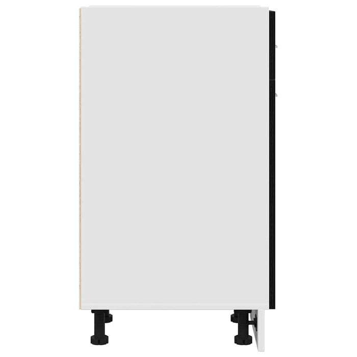 Dulap Inferior cu Sertar cu raft Stejar negru 30 x 46 x 81.5 cm - WALTI WALTI