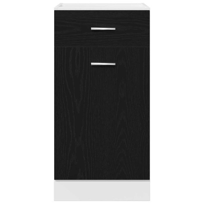 Dulap Inferior cu Sertar cu raft Stejar negru 40 x 46 x 81.5 cm - WALTI WALTI