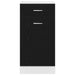 Dulap Inferior cu Sertar cu raft Stejar negru 40 x 46 x 81.5 cm - WALTI WALTI