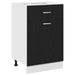 Dulap cu sertare Stejar negru 50 x 46 x 81.5 cm Lemn compozit - WALTI WALTI