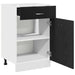 Dulap cu sertare Stejar negru 50 x 46 x 81.5 cm Lemn compozit - WALTI WALTI