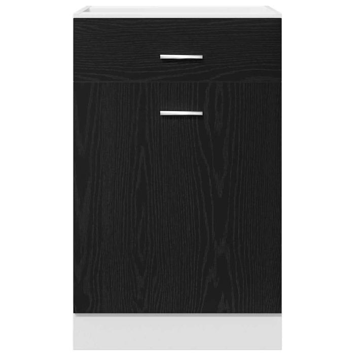Dulap cu sertare Stejar negru 50 x 46 x 81.5 cm Lemn compozit - WALTI WALTI
