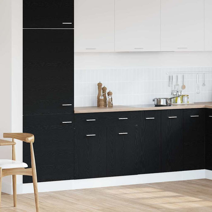 Dulap cu sertar cu sertar Riga Stejar negru 80 x 46 x 81.5 cm - WALTI WALTI