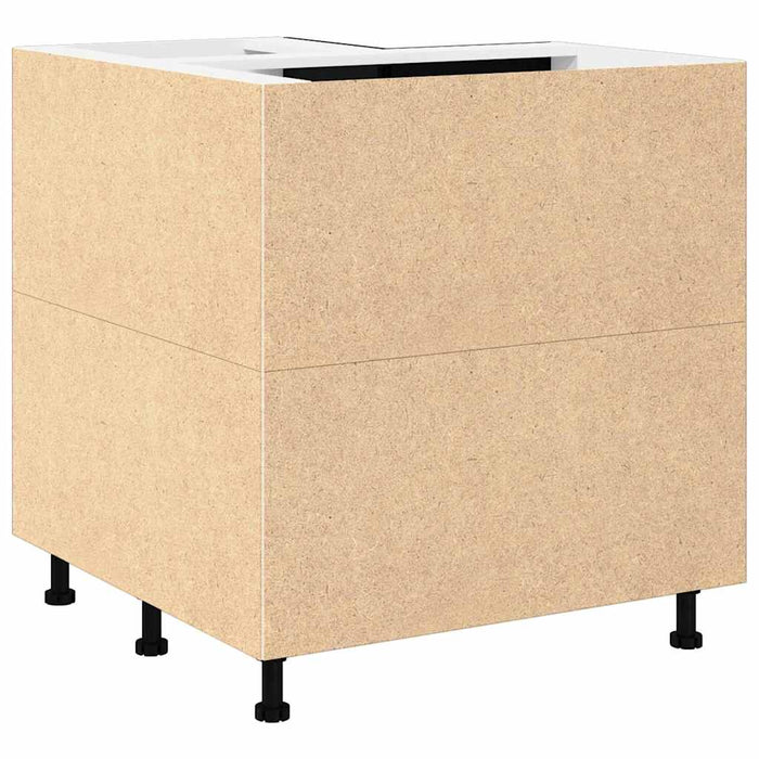 Dulap colțar de jos Riga Stejar negru 75,5 x 75,5 x 81,5 cm - WALTI WALTI