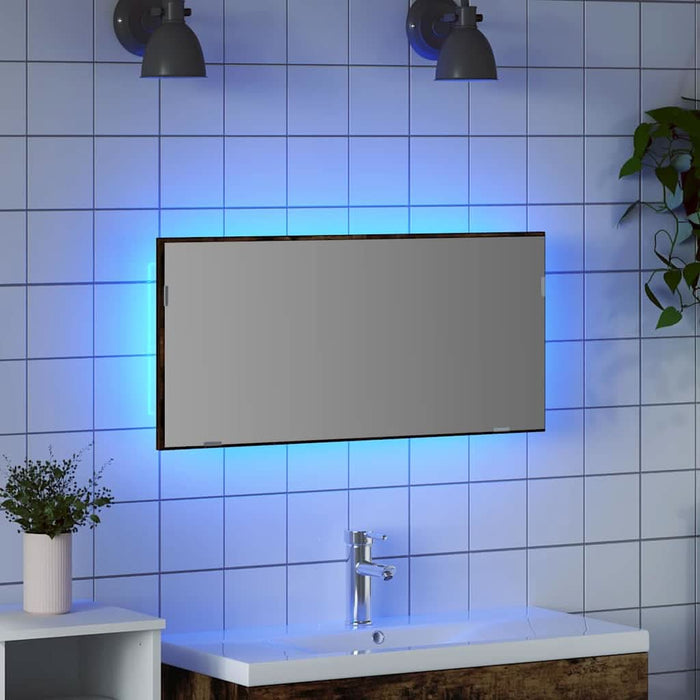 Oglindă pentru baie Maro 80 x 8.5 x 37 cm Lemn compozit - WALTI WALTI