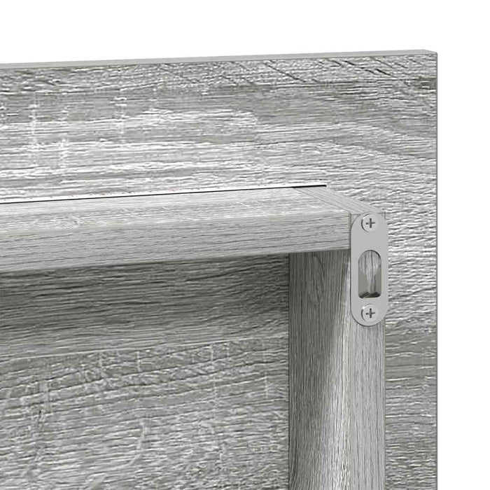 Oglindă pentru baie Gri închis sonoma 80 x 8.5 x 37 cm - WALTI WALTI