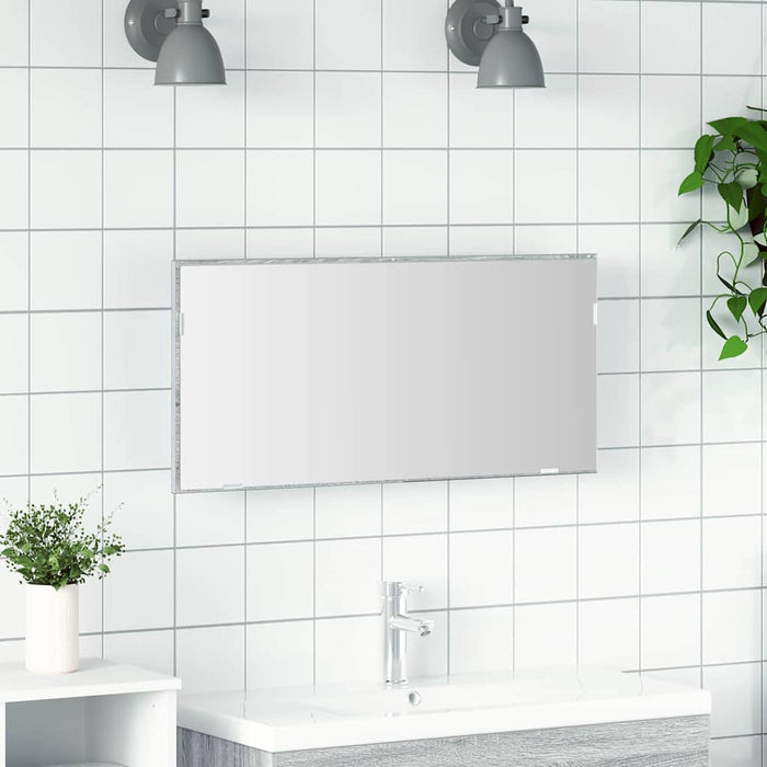 Oglindă pentru baie Gri închis sonoma 80 x 8.5 x 37 cm - WALTI WALTI