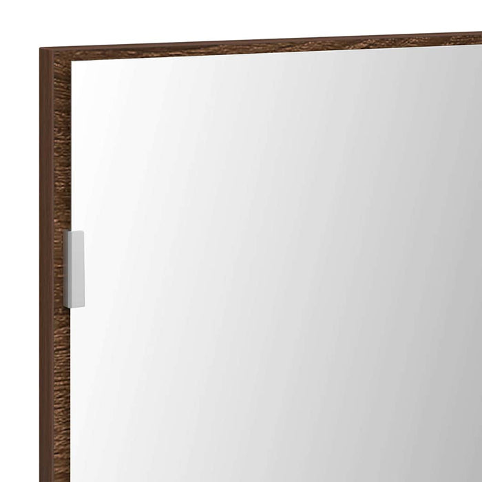 Oglindă pentru baie Stejar brun 80 x 8.5 x 37 cm Lemn compozit - WALTI WALTI