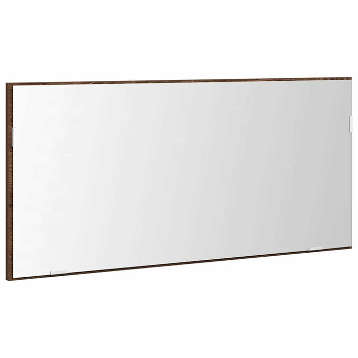 Oglindă pentru baie Stejar brun 80 x 8.5 x 37 cm Lemn compozit - WALTI WALTI