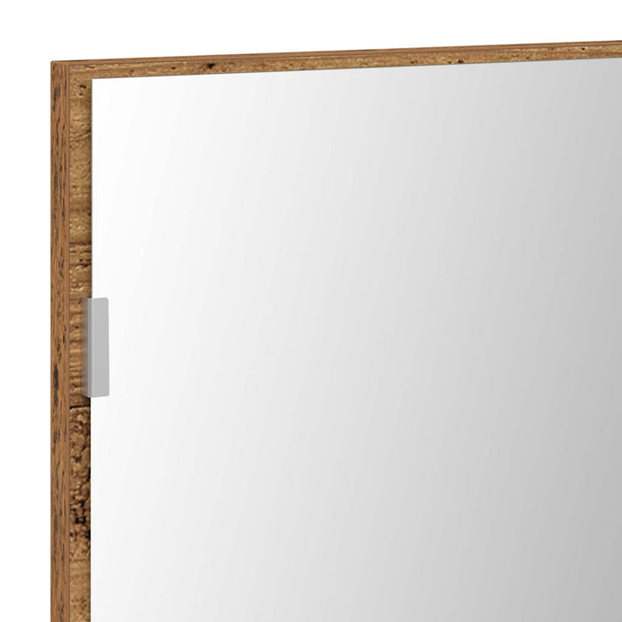 Oglindă pentru baie Lemn vechi 80 x 8.5 x 37 cm Lemn compozit - WALTI WALTI