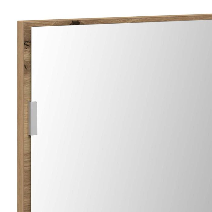 Oglindă pentru baie Pe perete stejar artizanal 80 x 8.5 x 37 cm - WALTI WALTI