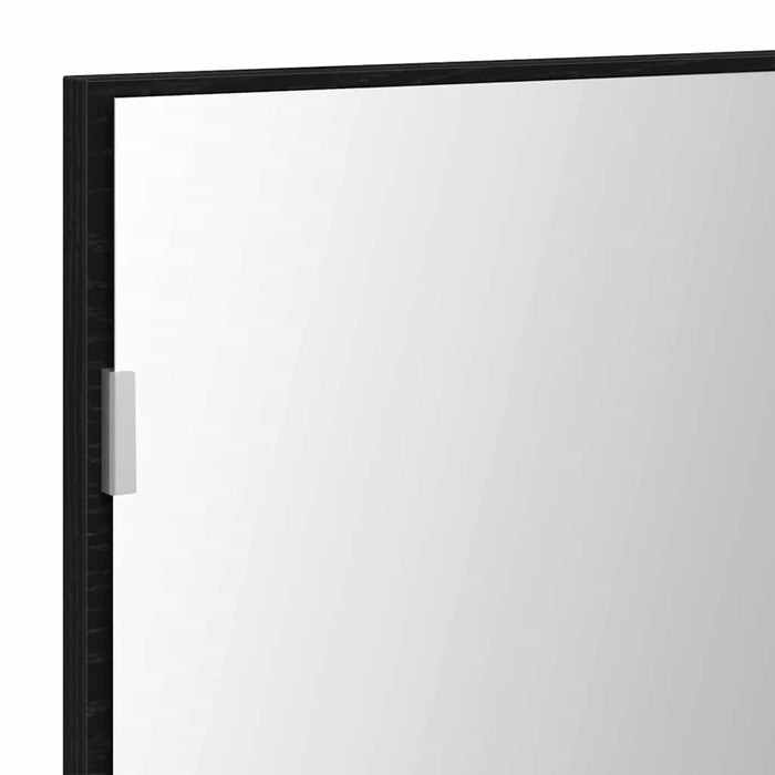 Oglindă pentru baie Stejar negru 80 x 8.5 x 37 cm Lemn compozit - WALTI WALTI