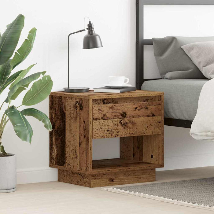 Noptieră cu sertar Lemn vechi 45 x 34 x 44 cm Lemn compozit - WALTI WALTI
