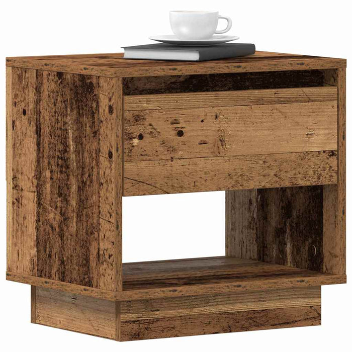 Noptieră cu sertar Lemn vechi 45 x 34 x 44 cm Lemn compozit - WALTI WALTI