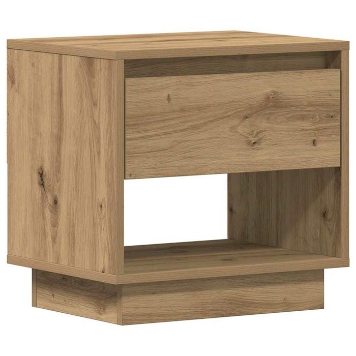 Noptieră Stejar Artizanal 45 x 34 x 44 cm Lemn compozit - WALTI WALTI