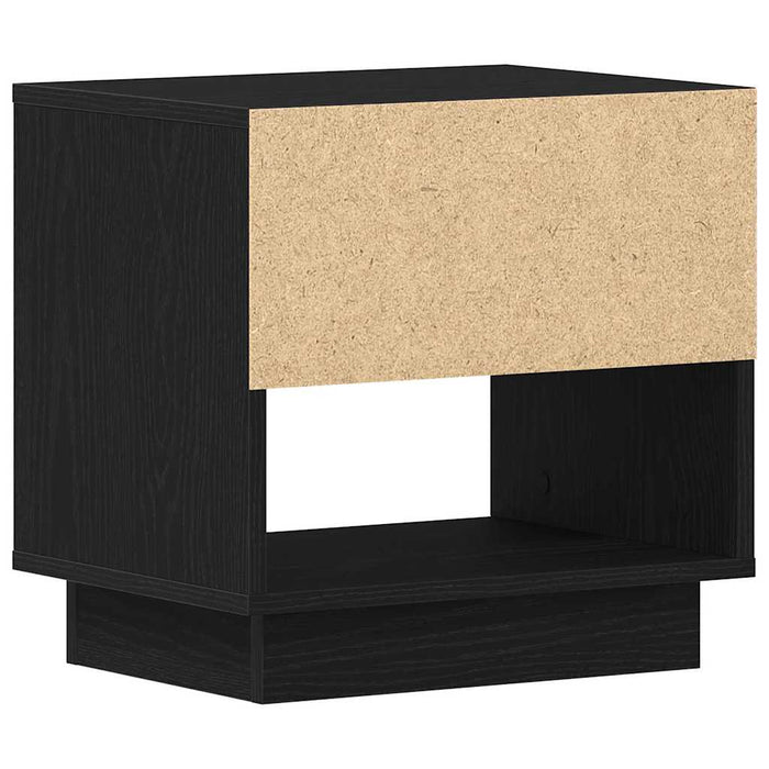 Noptieră cu sertar Stejar Negru 45 x 34 x 44 cm Lemn compozit - WALTI WALTI
