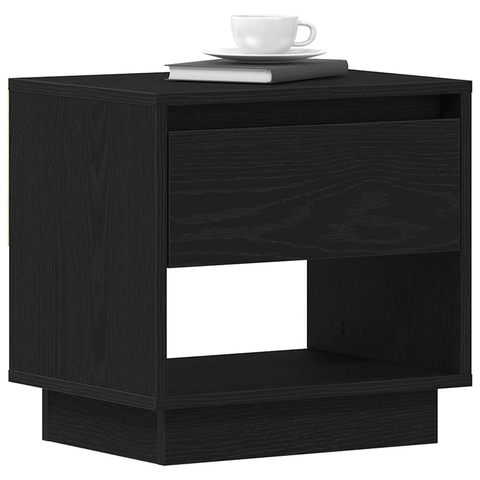 Noptieră cu sertar Stejar Negru 45 x 34 x 44 cm Lemn compozit - WALTI WALTI