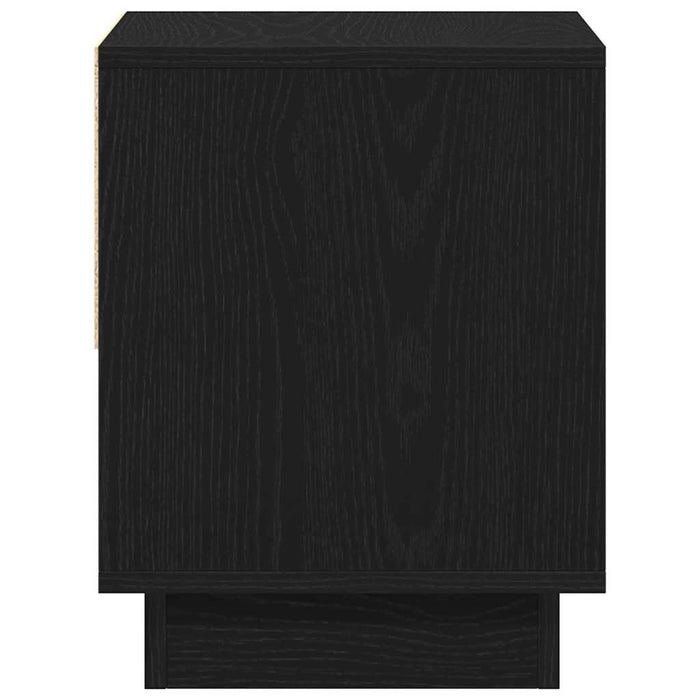 Noptieră 2 pcs Stejar Negru 45 x 34 x 44 cm Lemn compozit - WALTI WALTI