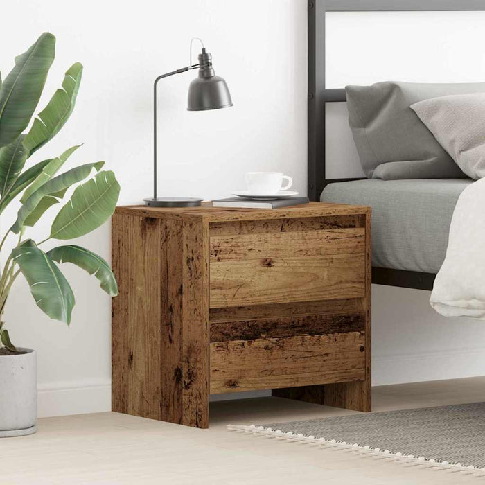Dulap de noapte Lemn vechi 45 x 34 x 44,5 cm Lemn compozit - WALTI WALTI