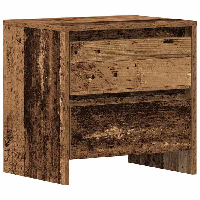 Dulap de noapte cu sertar 2 pcs Lemn vechi 45 x 34 x 44,5 cm - WALTI WALTI