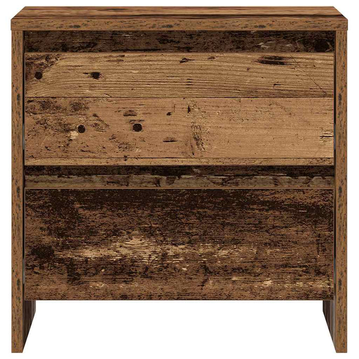 Dulap de noapte cu sertar 2 pcs Lemn vechi 45 x 34 x 44,5 cm - WALTI WALTI