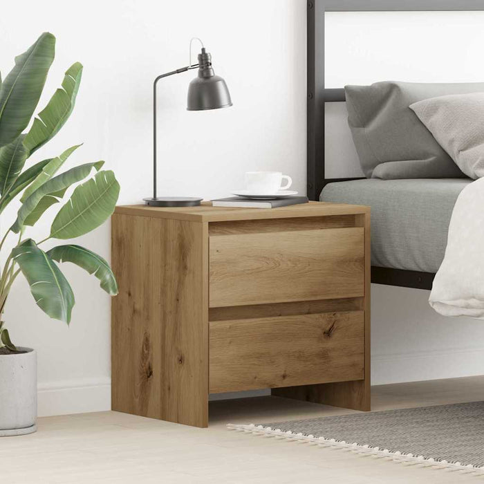 Dulap de noapte cu sertar Stejar Artizanal 45 x 34 x 44,5 cm - WALTI WALTI