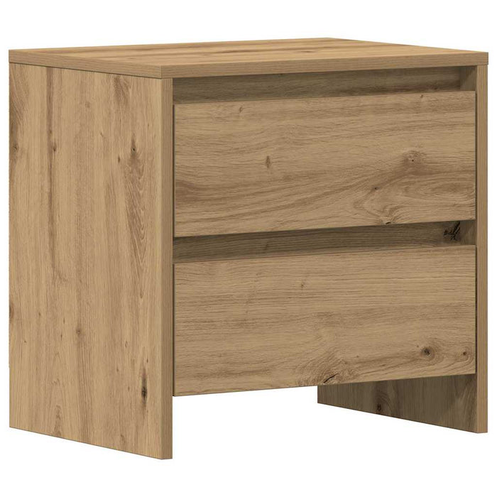 Dulap de noapte 2 pcs Stejar Artizanal 45 x 34 x 44,5 cm - WALTI WALTI