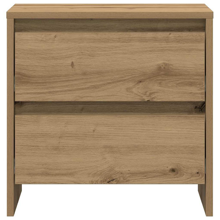 Dulap de noapte 2 pcs Stejar Artizanal 45 x 34 x 44,5 cm - WALTI WALTI
