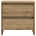 Dulap de noapte 2 pcs Stejar Artizanal 45 x 34 x 44,5 cm - WALTI WALTI