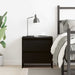 Dulap de noapte Stejar Negru 45 x 34 x 44,5 cm Lemn compozit - WALTI WALTI