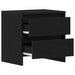 Dulap de noapte Stejar Negru 45 x 34 x 44,5 cm Lemn compozit - WALTI WALTI