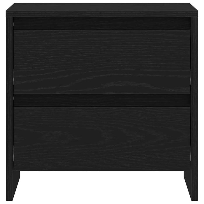 Dulap de noapte Stejar Negru 45 x 34 x 44,5 cm Lemn compozit - WALTI WALTI