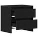 Dulap de noapte cu sertar 2 pcs Stejar Negru 45 x 34 x 44,5 cm - WALTI WALTI