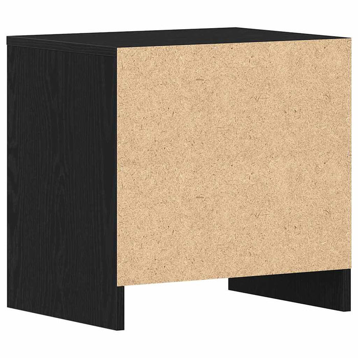 Dulap de noapte cu sertar 2 pcs Stejar Negru 45 x 34 x 44,5 cm - WALTI WALTI