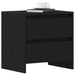 Dulap de noapte cu sertar 2 pcs Stejar Negru 45 x 34 x 44,5 cm - WALTI WALTI