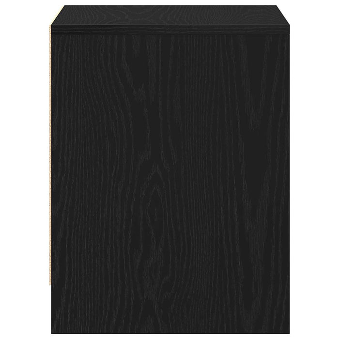 Dulap de noapte cu sertar 2 pcs Stejar Negru 45 x 34 x 44,5 cm - WALTI WALTI