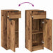 Dulap de Baie cu raft Lemn vechi 32 x 34 x 90 cm Lemn compozit - WALTI WALTI