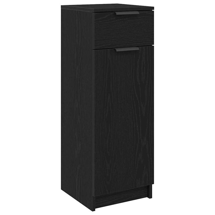 Dulap de Baie cu ușă Stejar negru 32 x 34 x 90 cm Lemn compozit - WALTI WALTI
