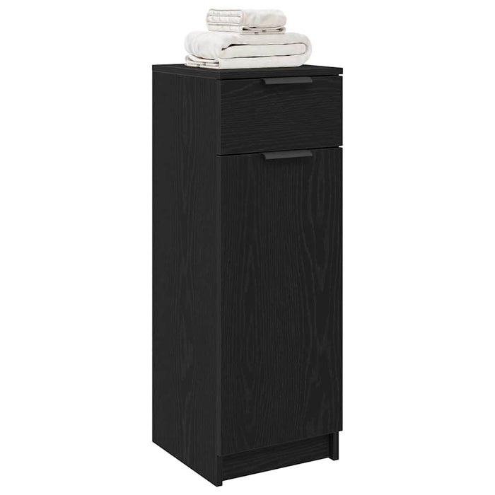 Dulap de Baie cu ușă Stejar negru 32 x 34 x 90 cm Lemn compozit - WALTI WALTI