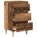 Dulap de noapte Lemn vechi 40 x 35 x 70 cm Lemn compozit - WALTI WALTI