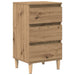 Dulap de noapte Stejar Artizanal 40 x 35 x 70 cm Lemn compozit - WALTI WALTI