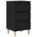 Dulap de noapte Stejar Negru 40 x 35 x 70 cm Lemn compozit - WALTI WALTI