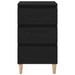 Dulap de noapte Stejar Negru 40 x 35 x 70 cm Lemn compozit - WALTI WALTI