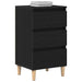 Dulap de noapte Stejar Negru 40 x 35 x 70 cm Lemn compozit - WALTI WALTI
