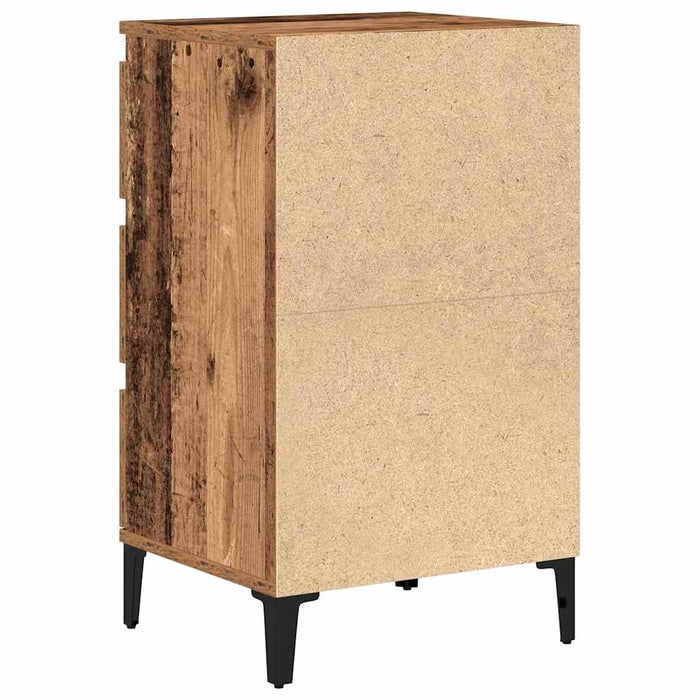 Dulap de noapte Lemn vechi 45 x 35 x 44 cm Lemn compozit - WALTI WALTI