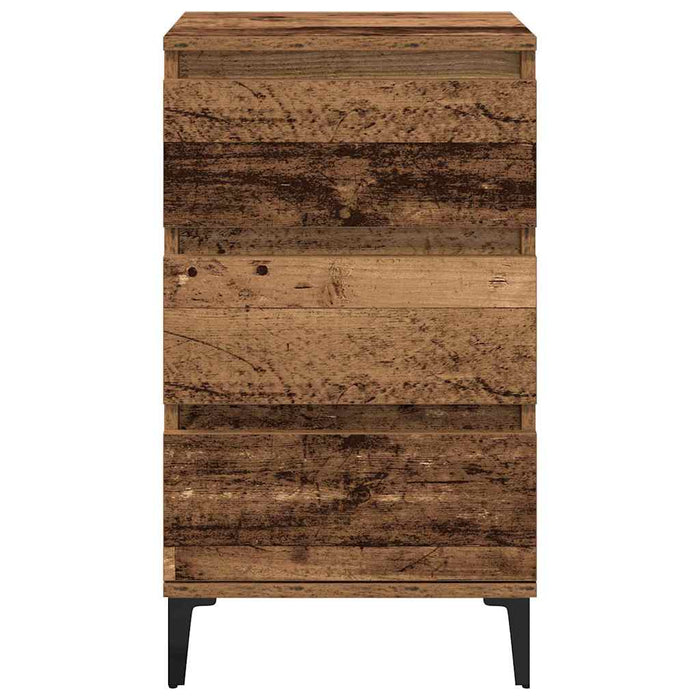 Dulap de noapte Lemn vechi 45 x 35 x 44 cm Lemn compozit - WALTI WALTI