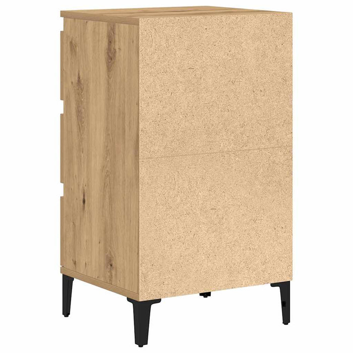 Dulap de noapte Stejar Artizanal 45 x 35 x 44 cm Lemn compozit - WALTI WALTI