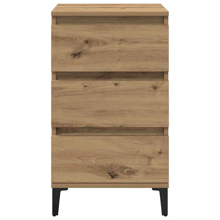 Dulap de noapte Stejar Artizanal 45 x 35 x 44 cm Lemn compozit - WALTI WALTI