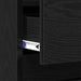 Dulap de noapte Stejar Negru 45 x 35 x 44 cm Lemn compozit - WALTI WALTI
