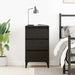 Dulap de noapte Stejar Negru 45 x 35 x 44 cm Lemn compozit - WALTI WALTI